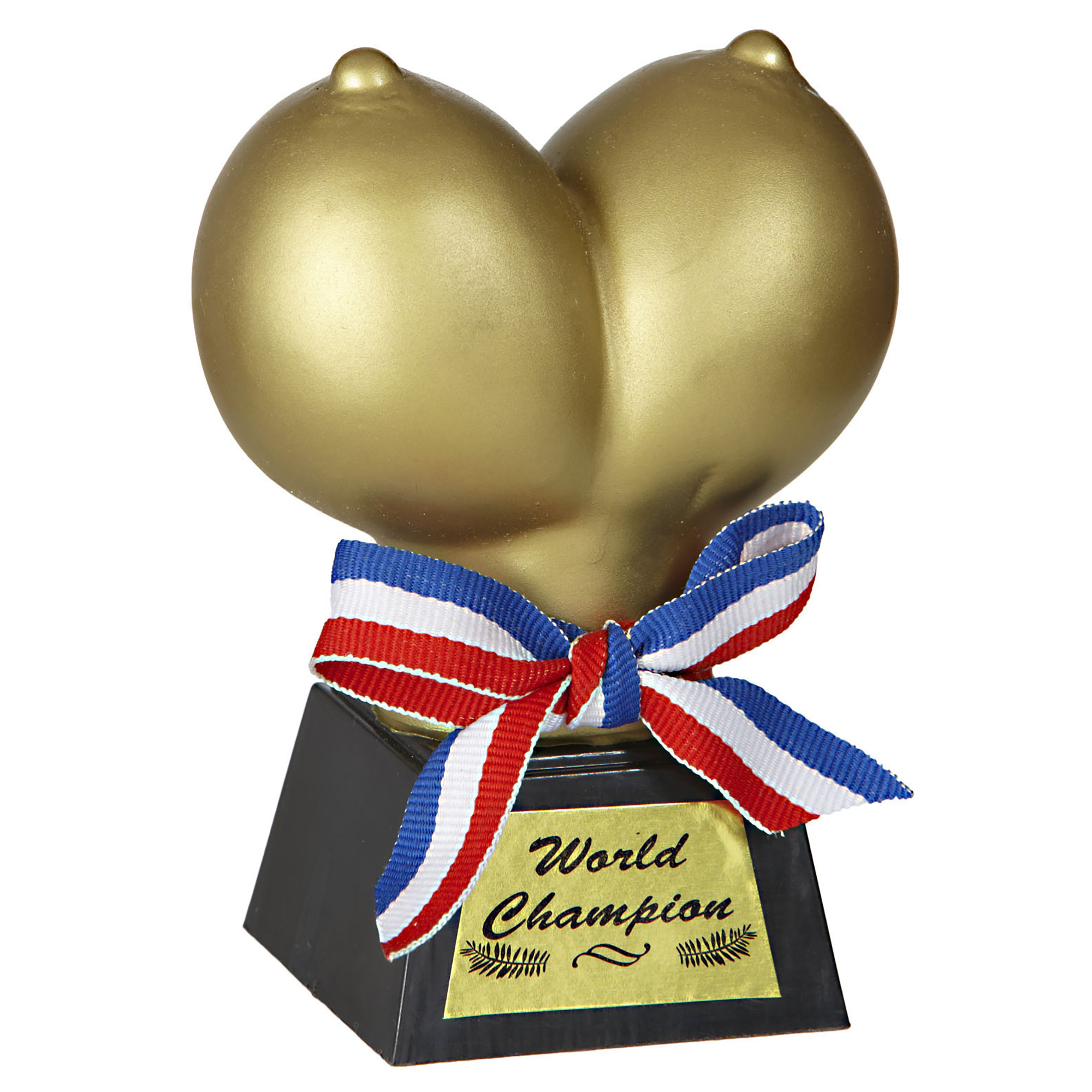 WIDMANN - Trofee in de vorm van gouden borsten - Accessoires > 18+