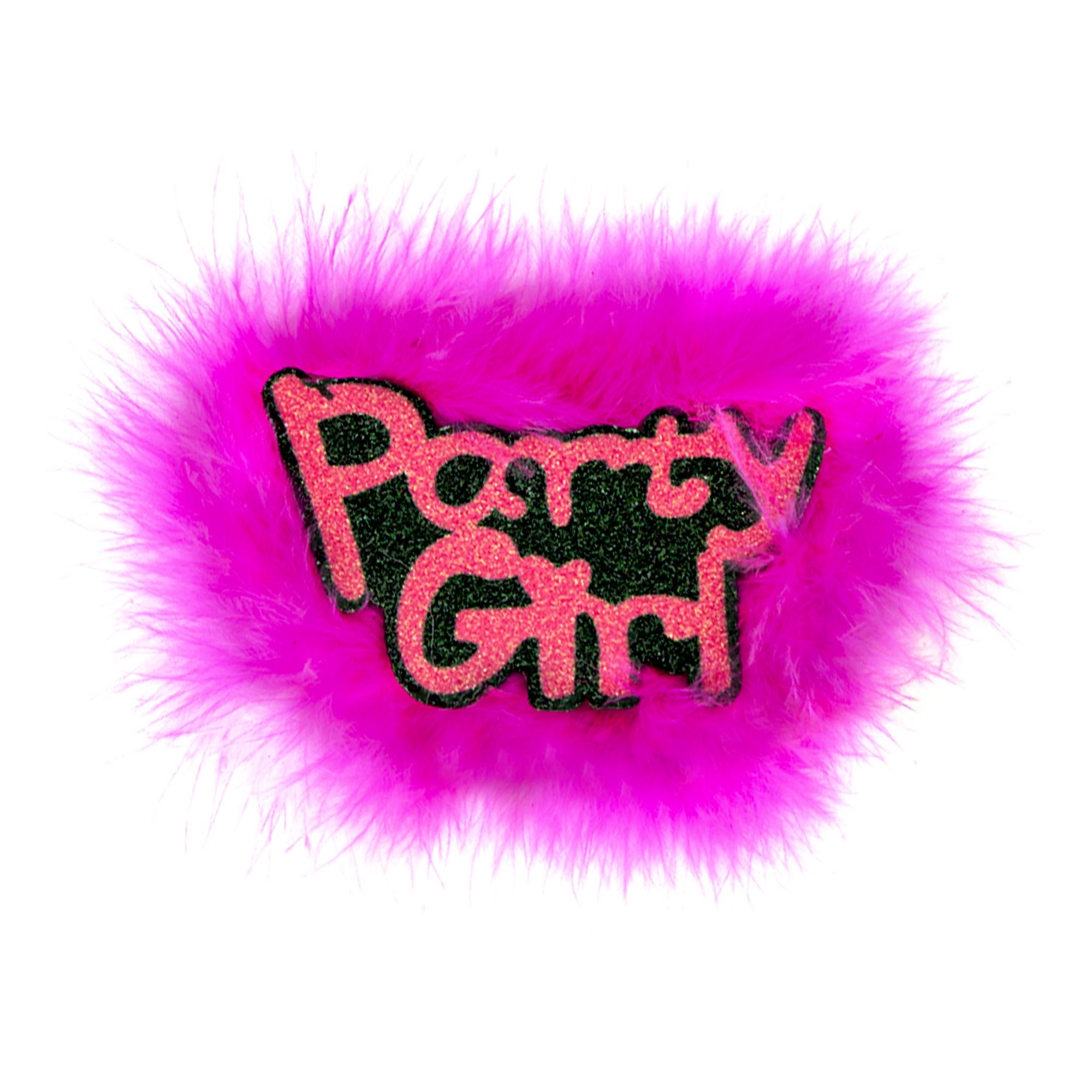 Carnavalsartikelen: Party girl broche