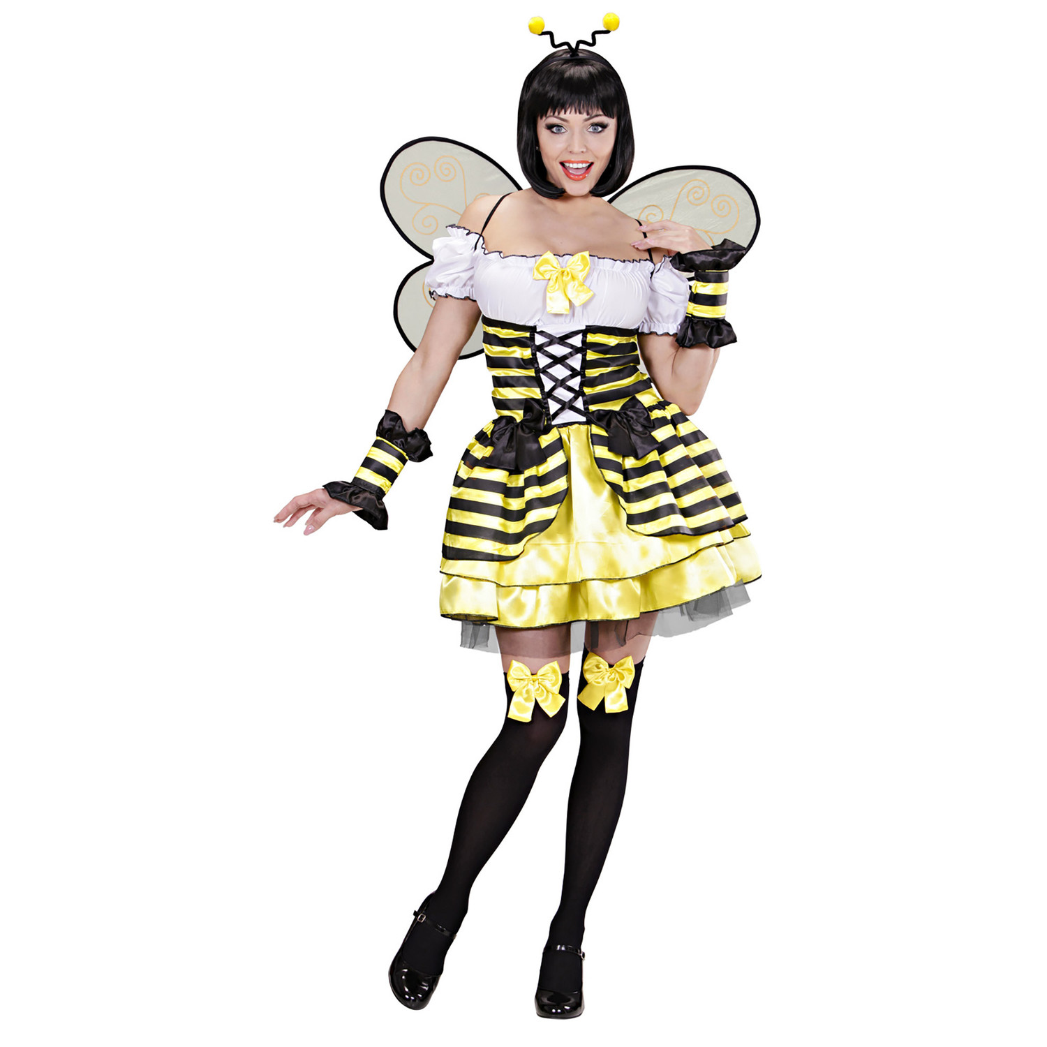 mixer Eenheid Ontstaan Carnavals outfit: Belle de Bij jurkje - e-Carnavalskleding