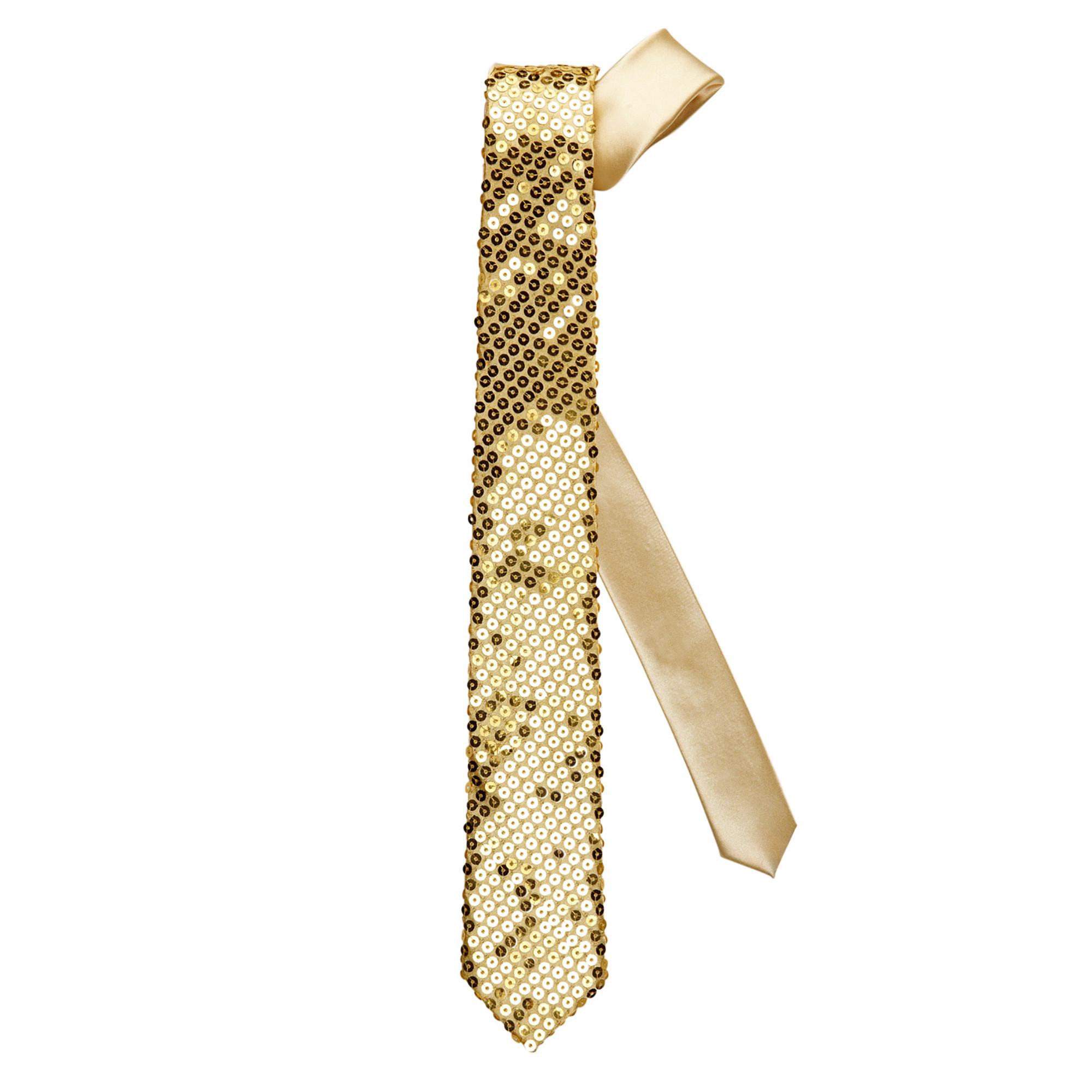 Vervorming erfgoed formeel Feestaccessoires Goud-kleurige stropdas - e-Carnavalskleding