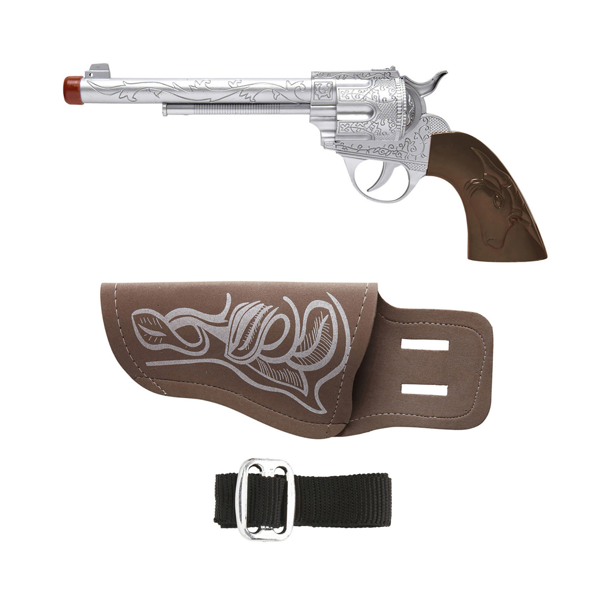 Feestaccessoires: Cowboy revolver en holstersetje