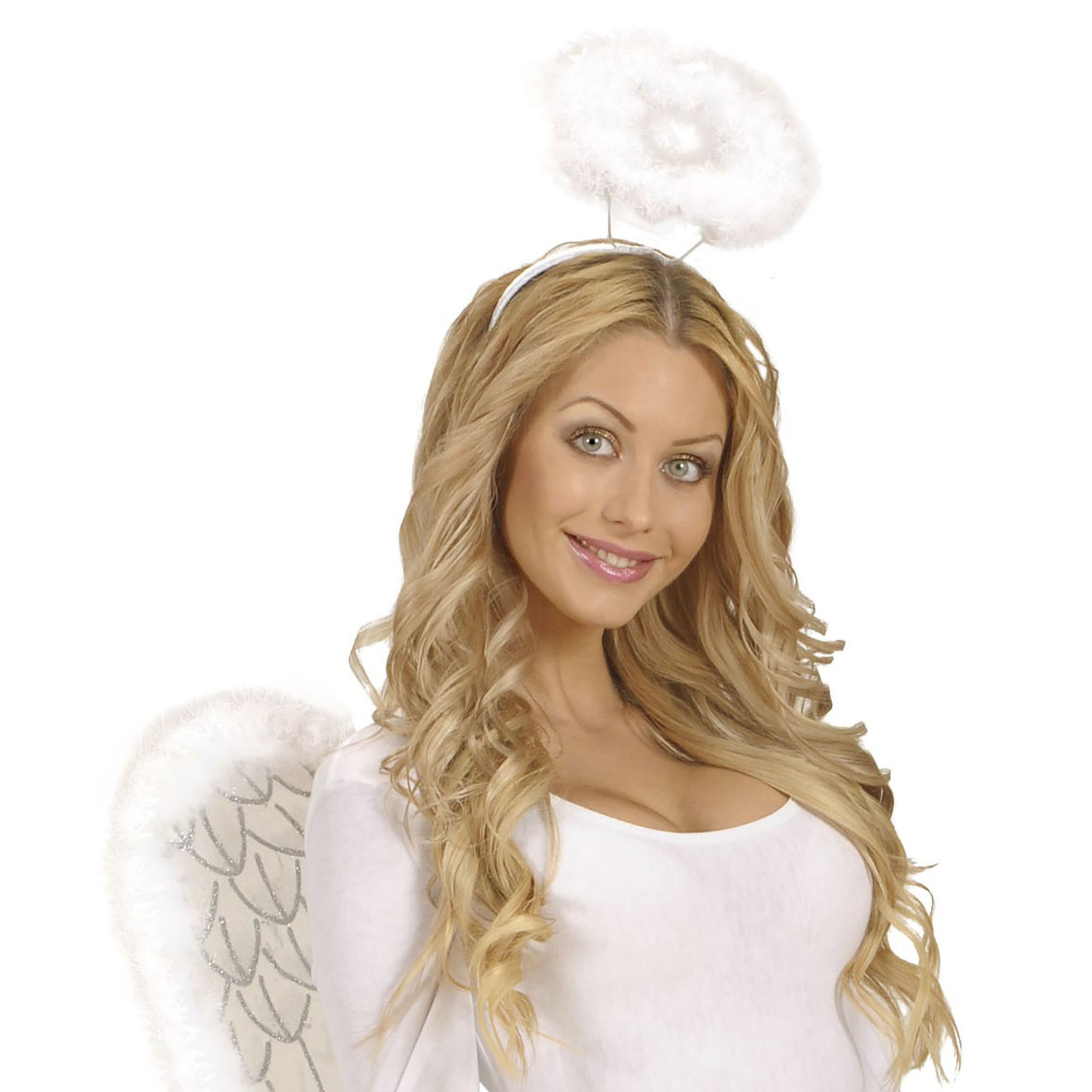 andere leef ermee Omgeving Witte aureool voor engelenpakjes - e-Carnavalskleding