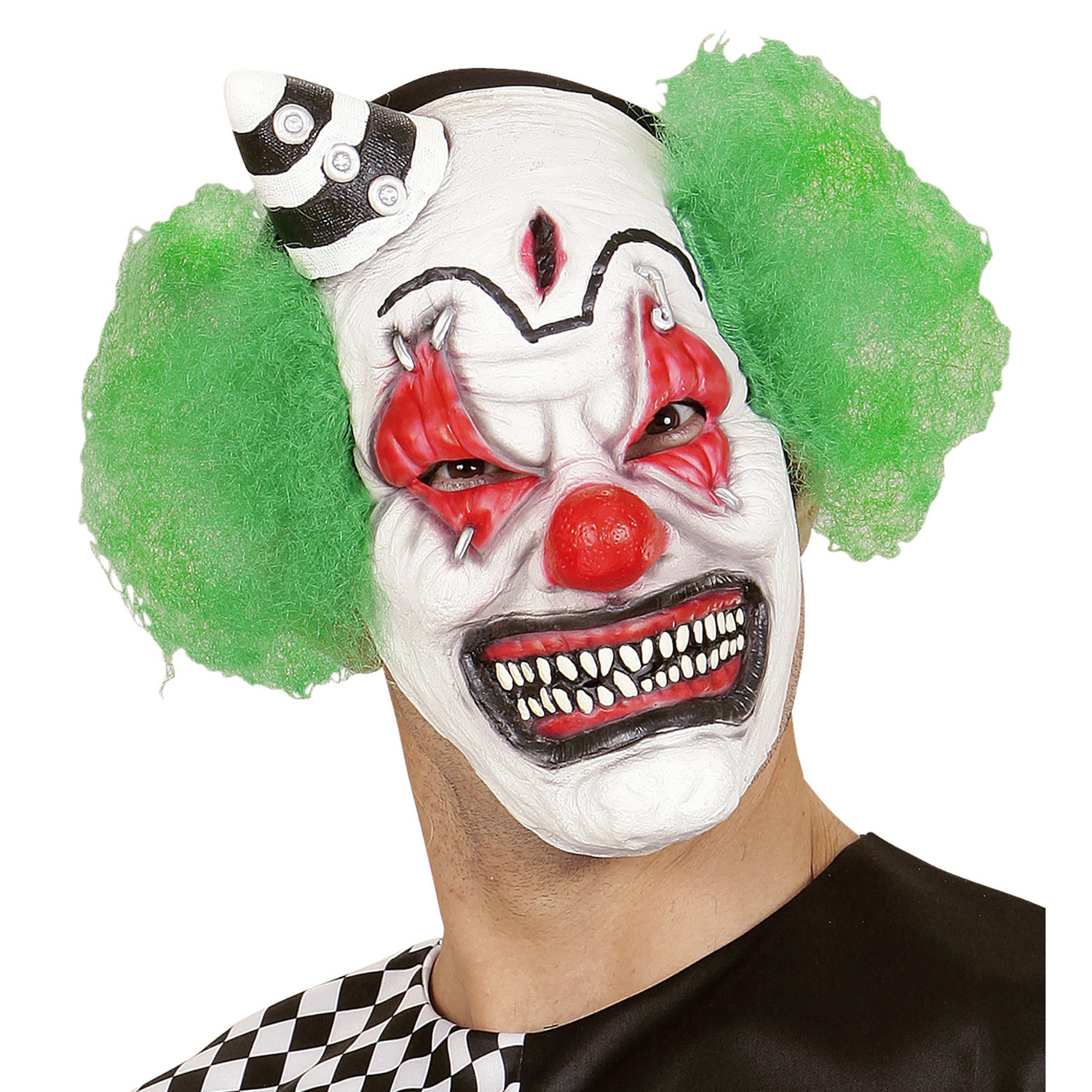 vijver Gemeenten Locomotief Clownsmasker enge crimiclown - e-Carnavalskleding