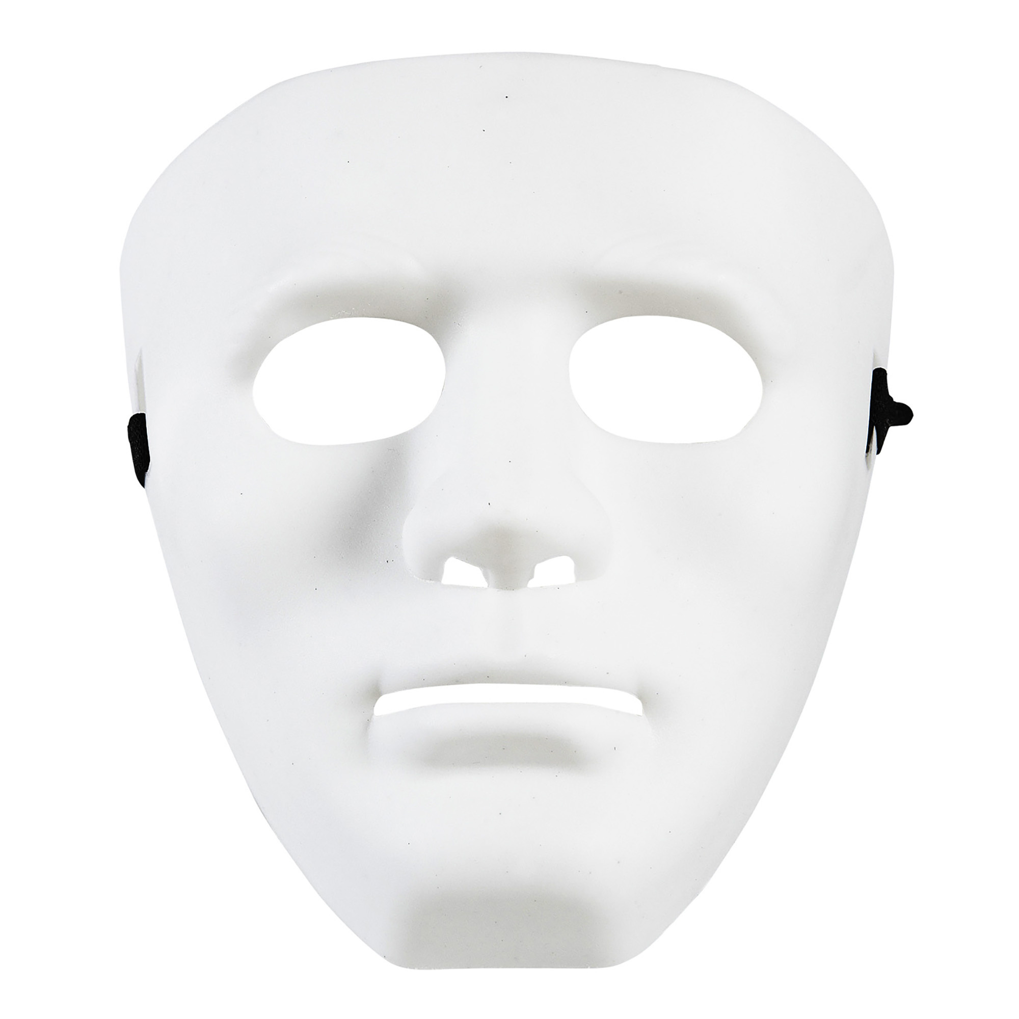 Anonymous masker wit voor protest