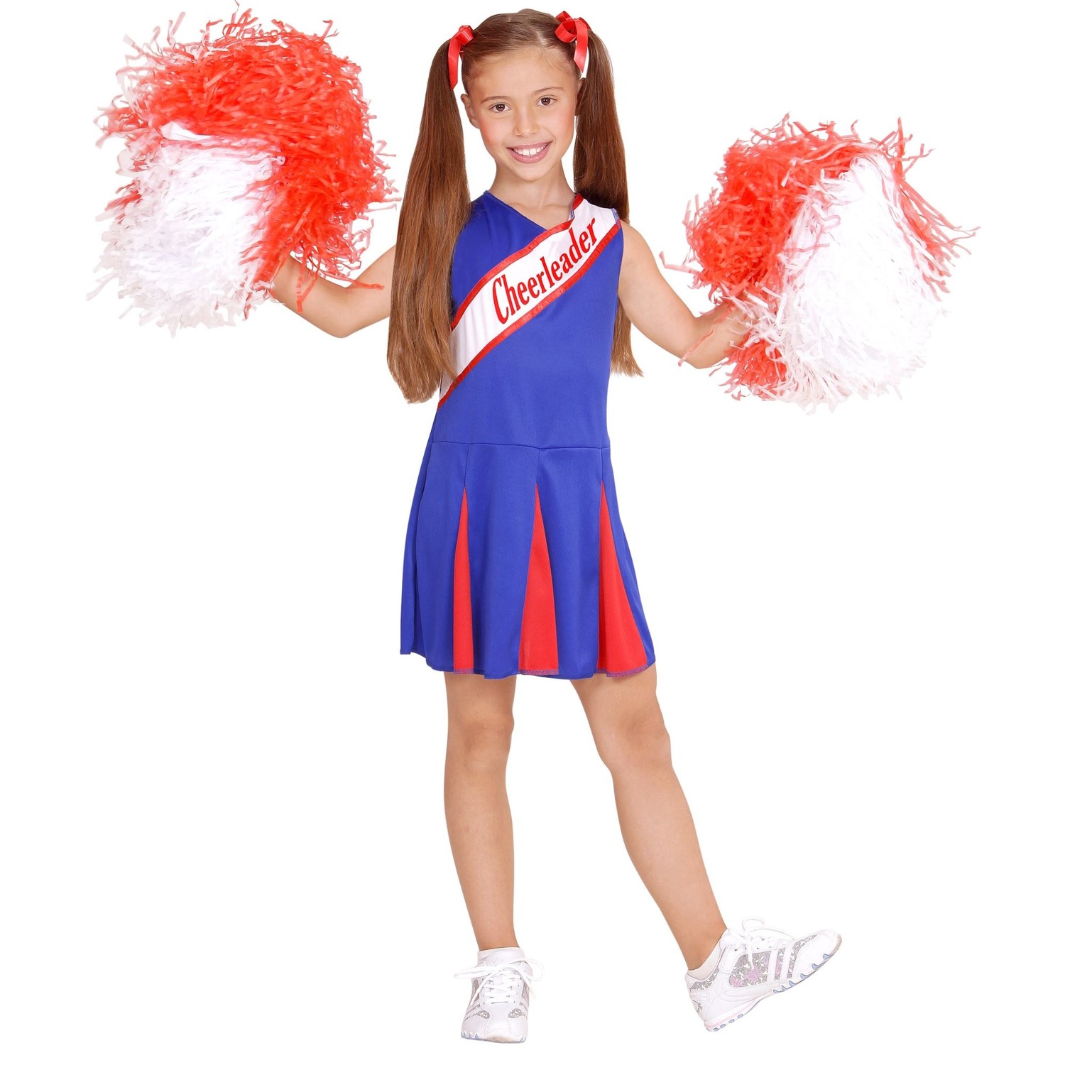 Moeras Verwarren Trouw Sportieve cheerleader pakjes blauw rood kinderen