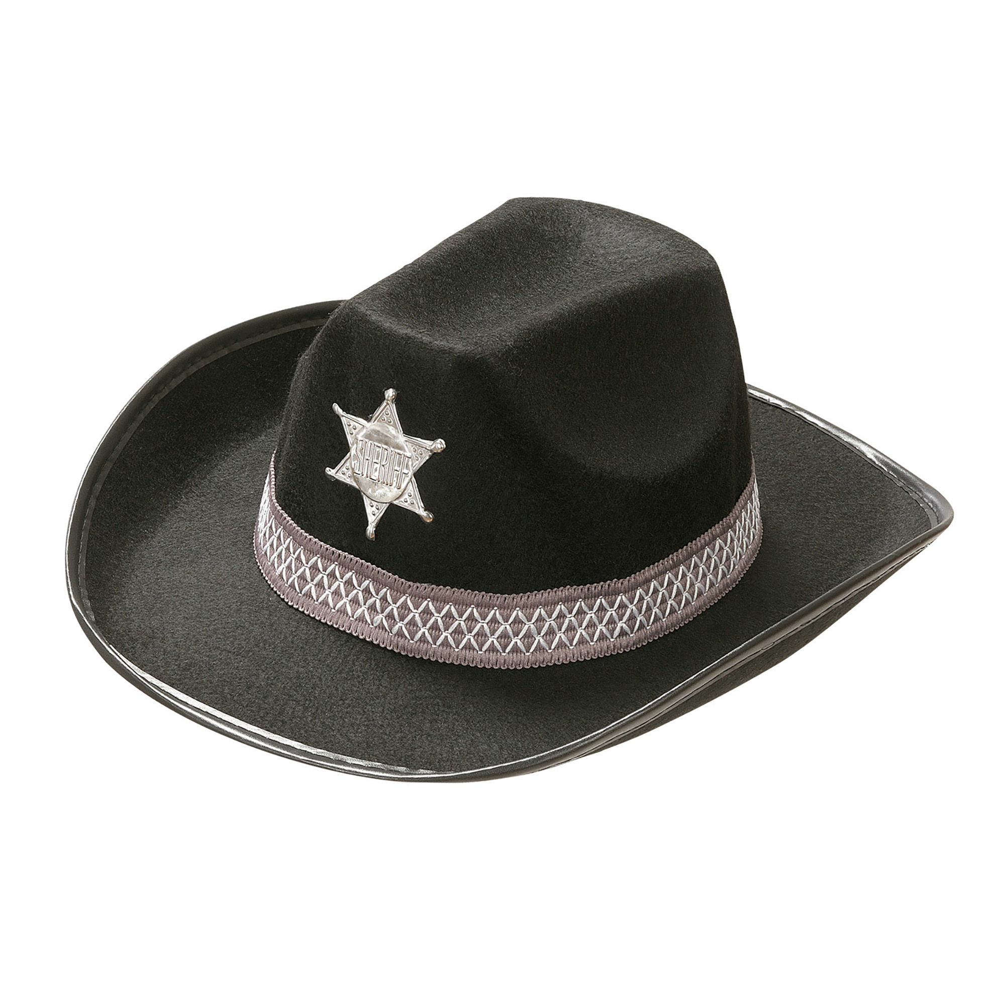 Moeras Erfgenaam Vorming Zwarte sheriff hoedjes voor kinderen - e-Carnavalskleding