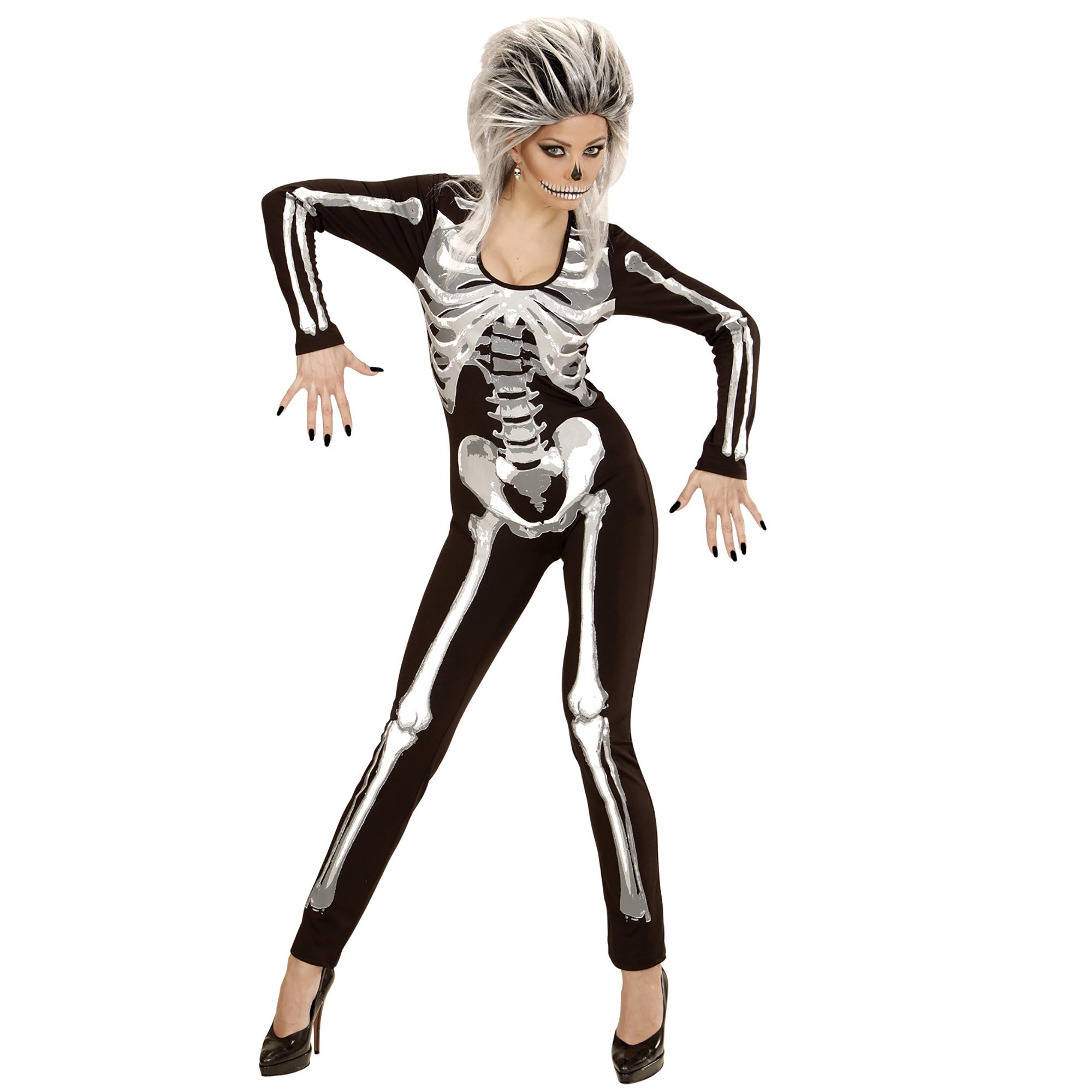 regeren Boos timmerman Skelet dames jumpsuits voor Halloween en horror