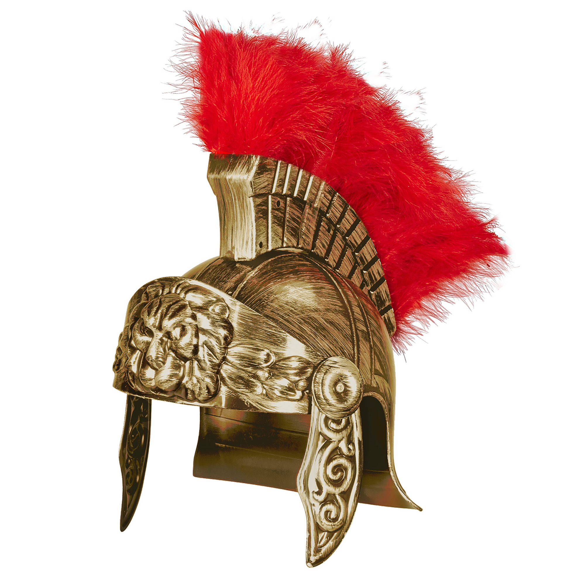 Antieke gouden Romeinse helm voor carnaval