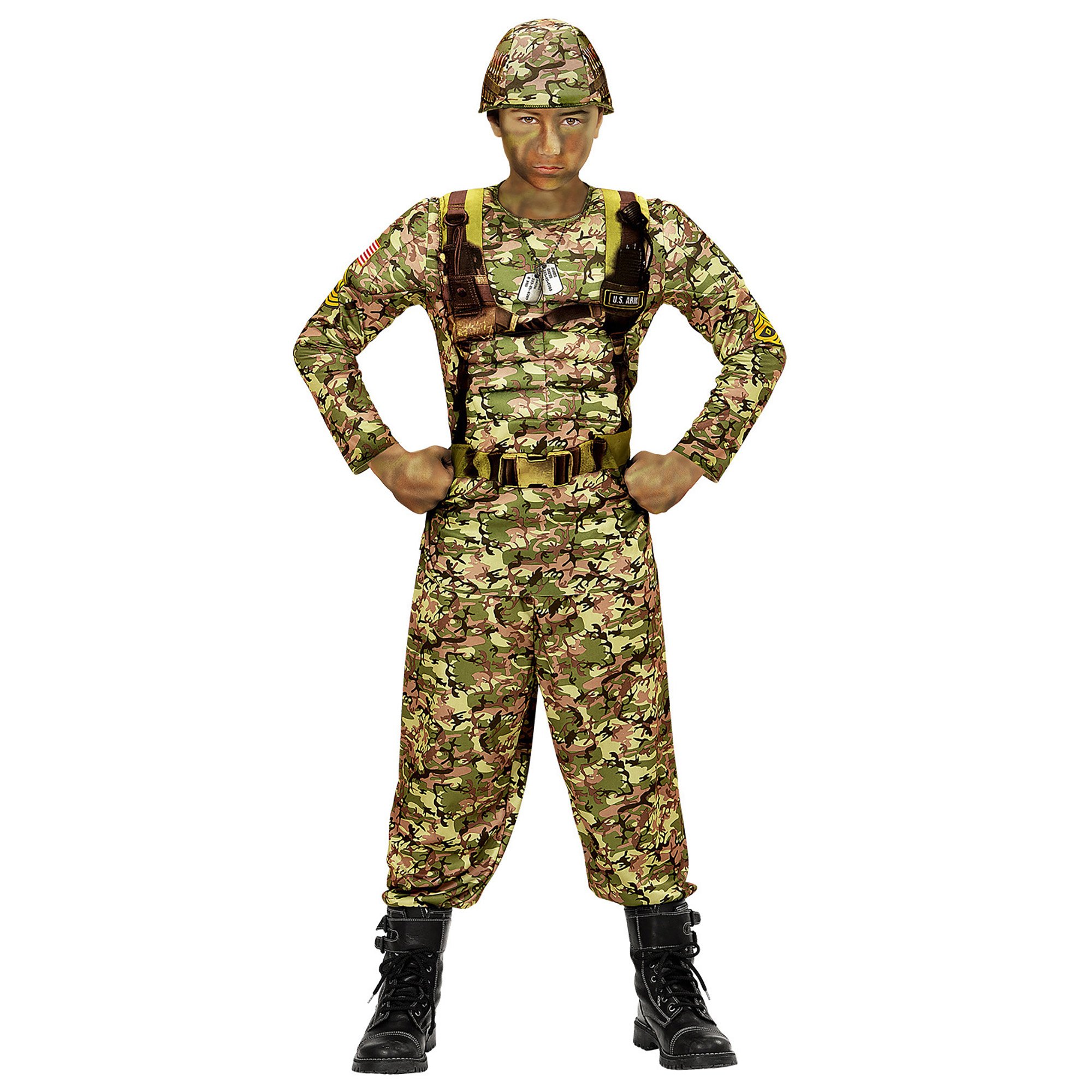 Ruige Power camouflage soldaat Menno