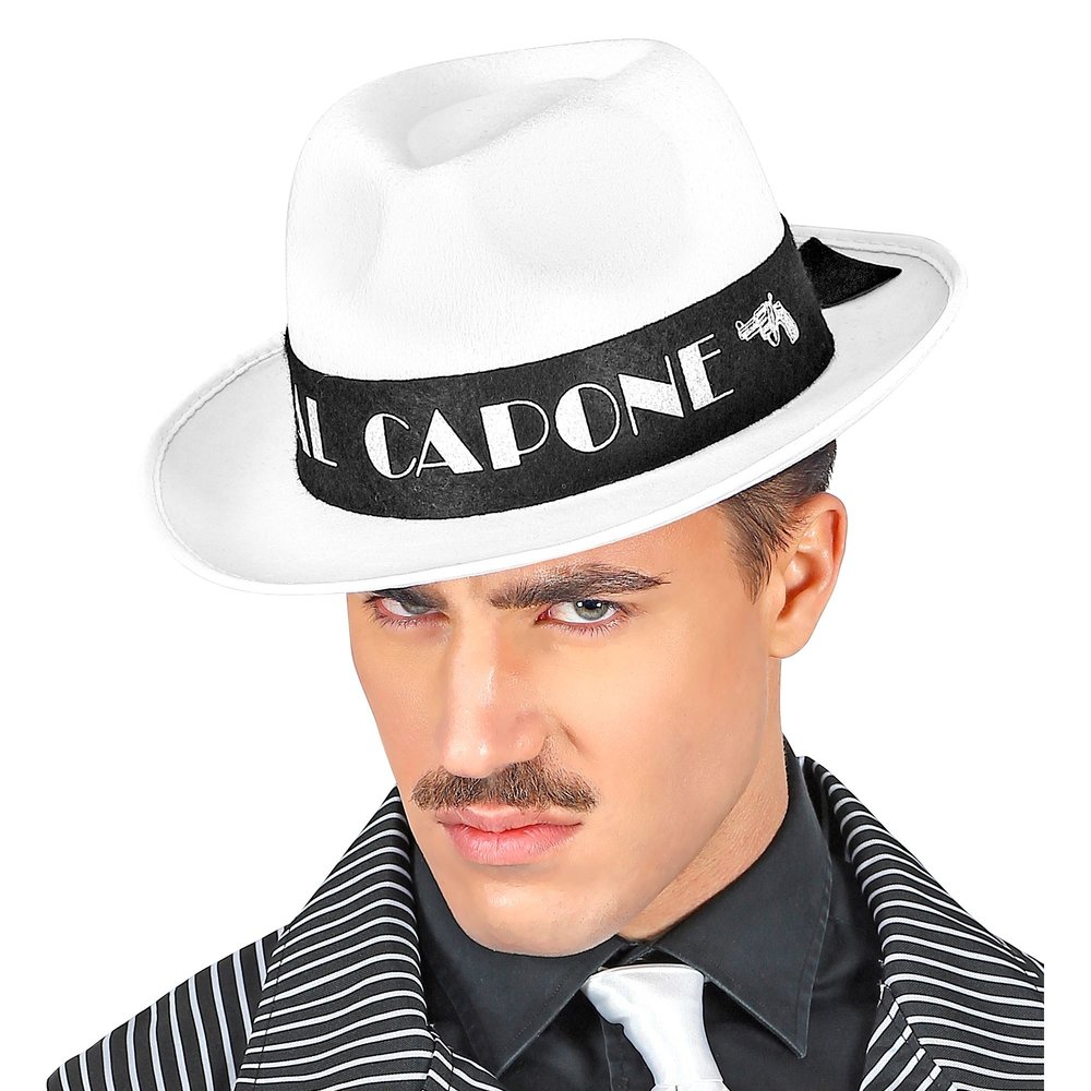 Monarchie Refrein Onafhankelijk hoed wit "al capone"