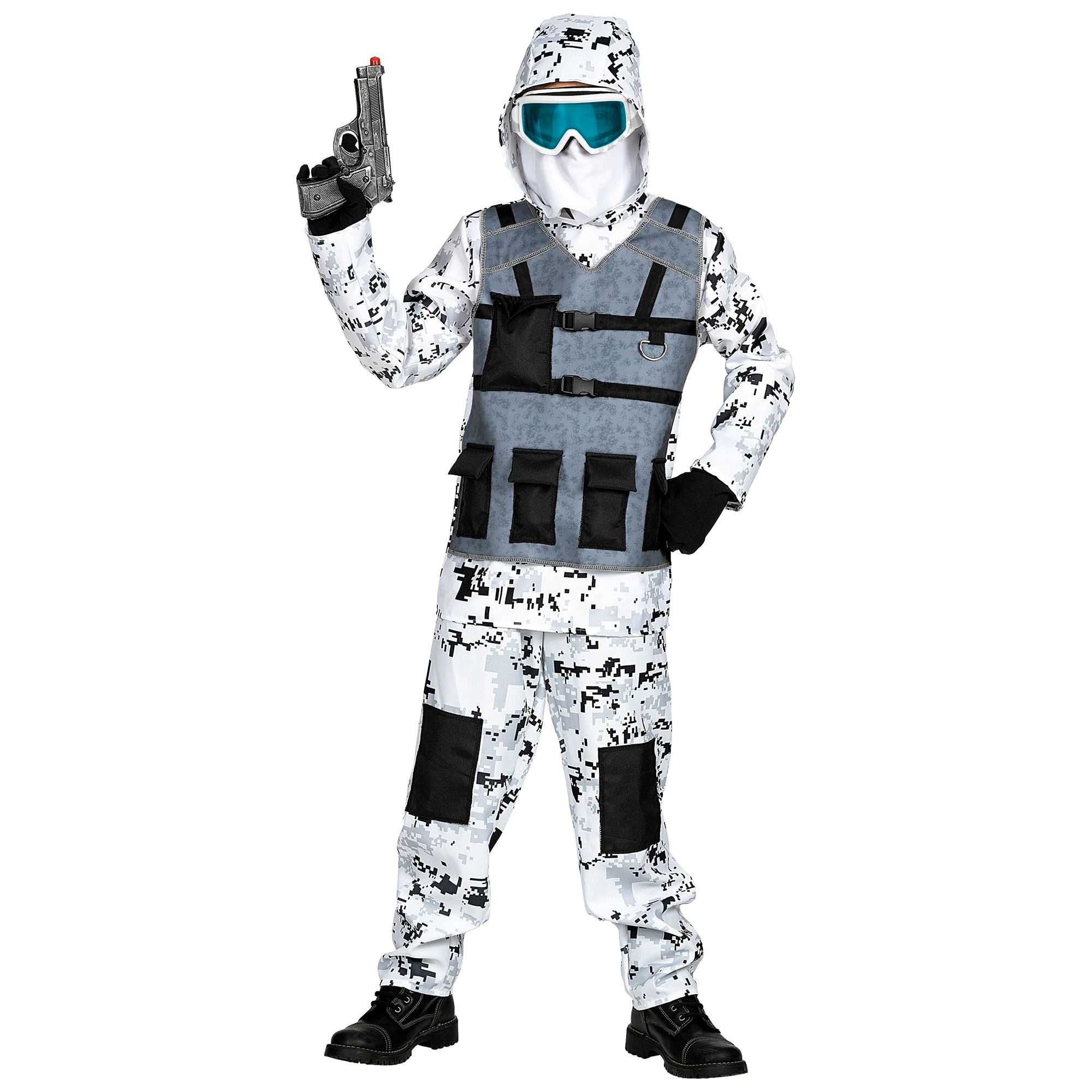 WIDMANN - Special Forces kostuum voor jongens - 158 (11-13 jaar)