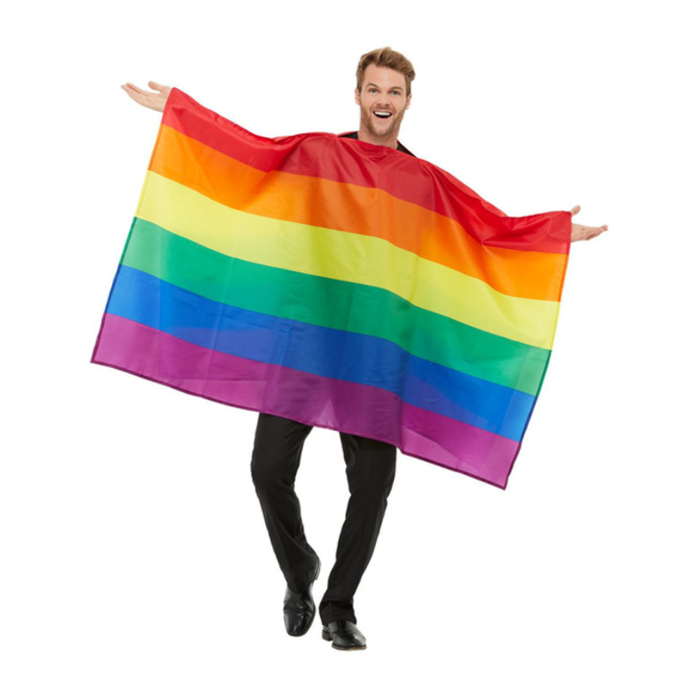 Regenboog vlag kostuum voor en haar