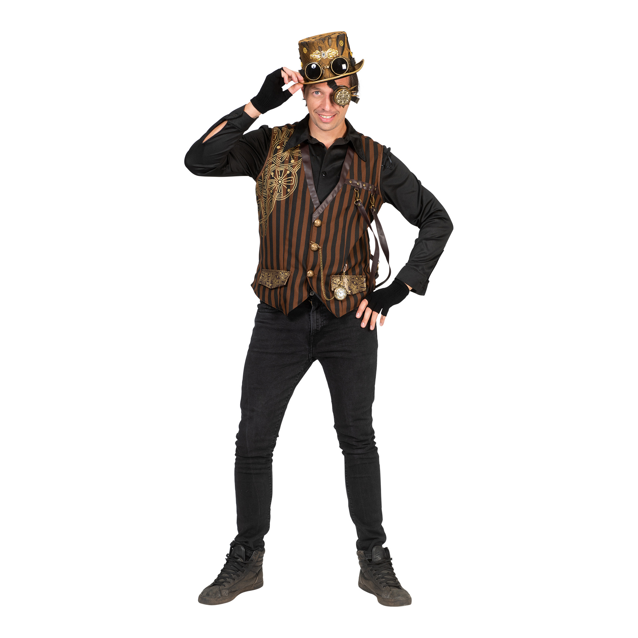 ontmoeten Uitgaan van Verenigde Staten van Amerika Mooi steampunk kostuum Stanley - e-Carnavalskleding