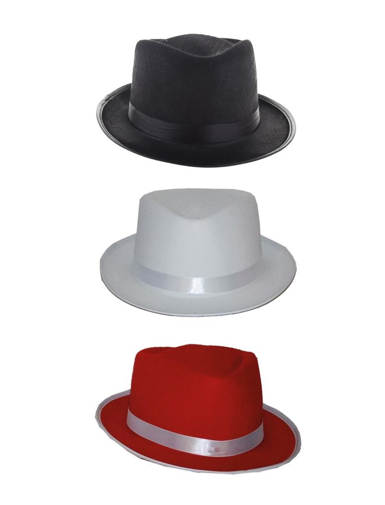 Leuke  Fedora hoed |Tim in drie kleuren