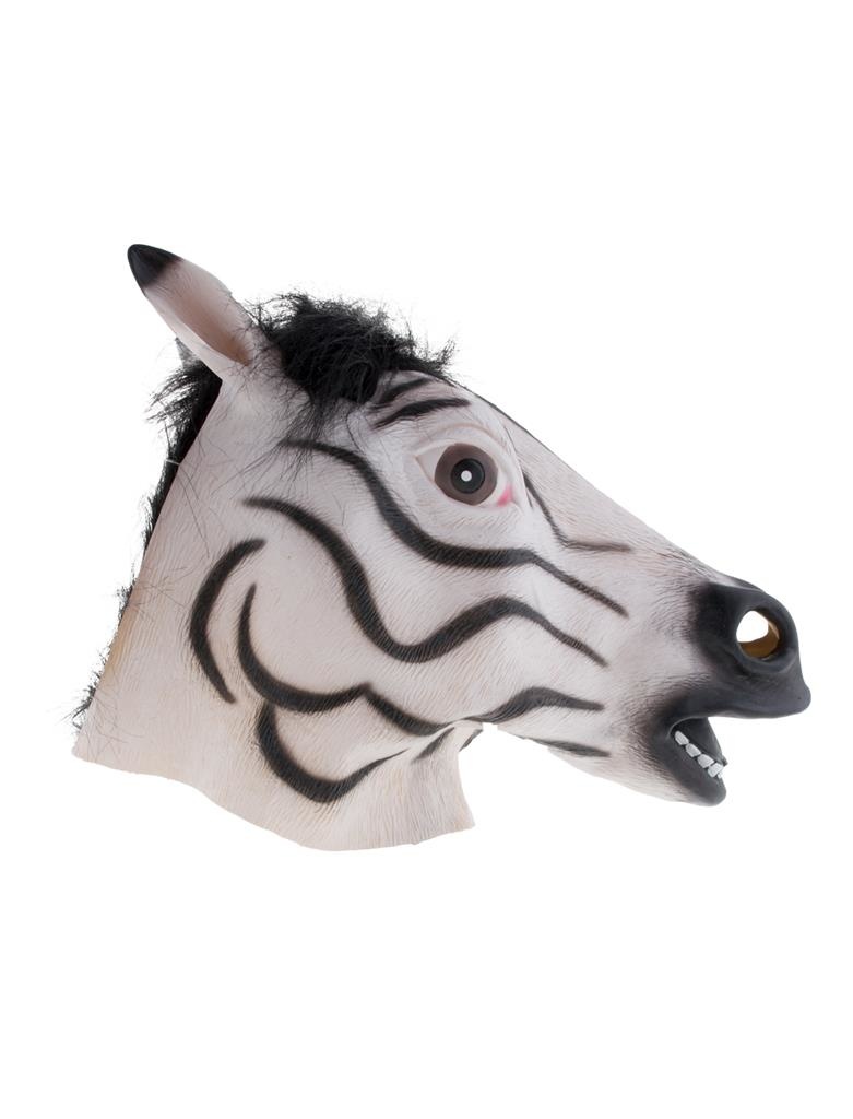 Ruig masker zebra latex