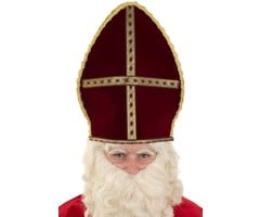 Uitvoeren vertegenwoordiger Split Sinterklaas mijter kopen? Voor 23.59 besteld, morgen in huis! -  e-Carnavalskleding