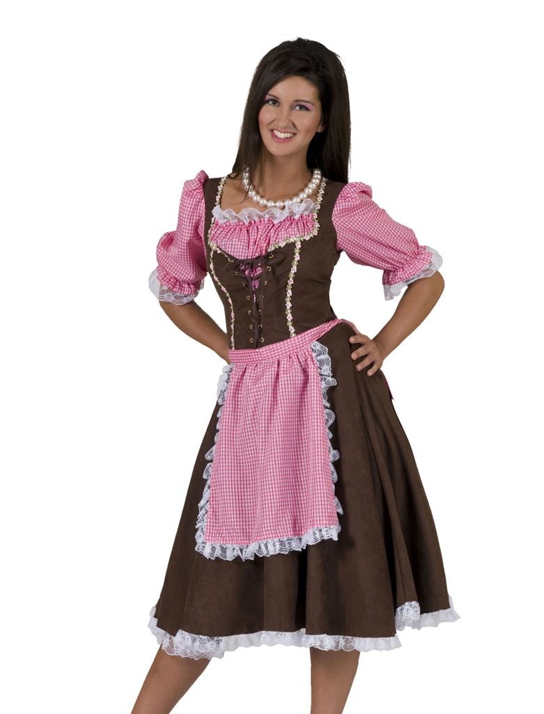 diep Verzadigen Profeet Carnavalskleding: Tiroler jurk Rosa