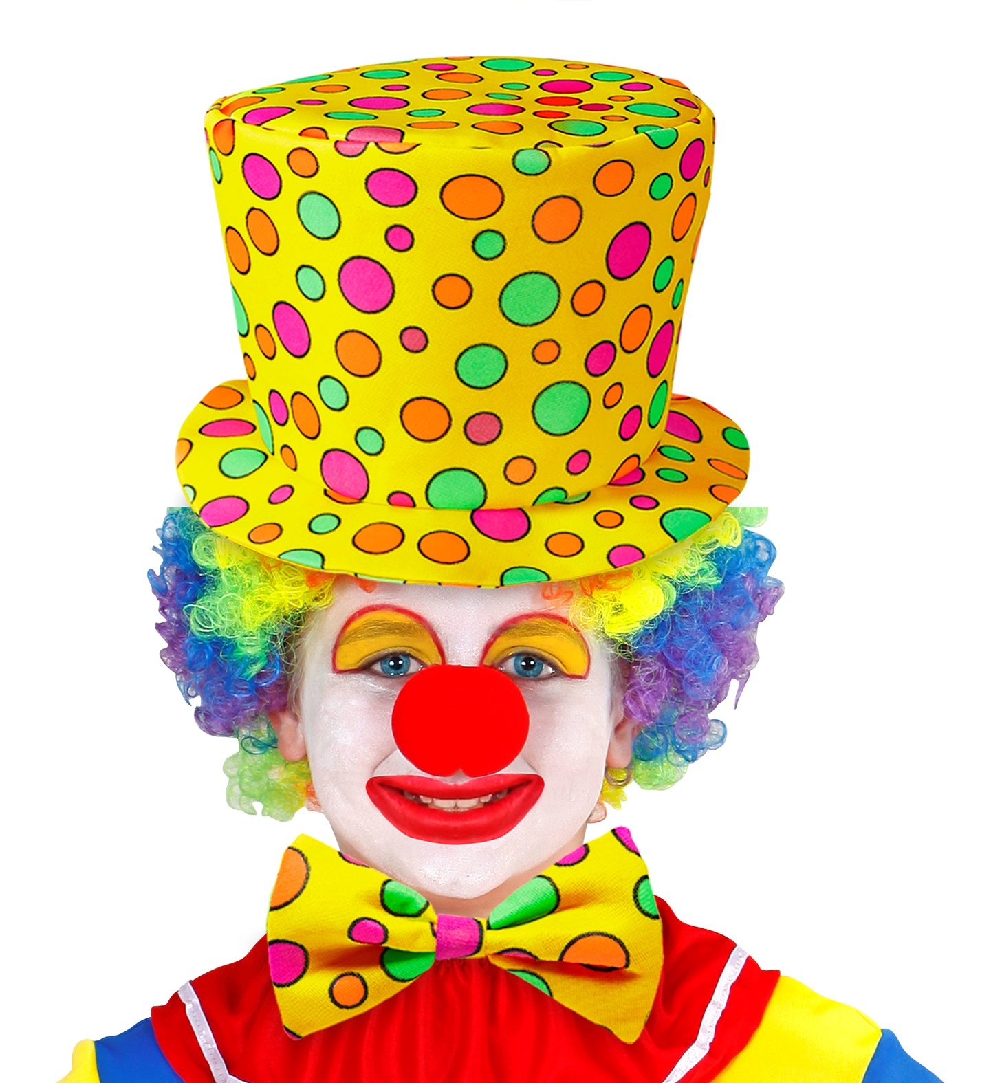 Verkleedset clown geel kinderen