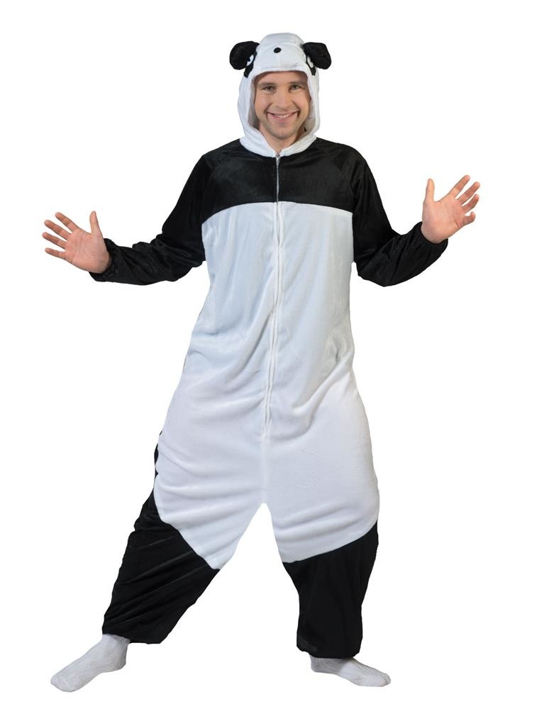 Funny Fashion - Panda Kostuum - Peter De Panda Kostuum - - Maat 56-58 - Carnavalskleding - Verkleedkleding