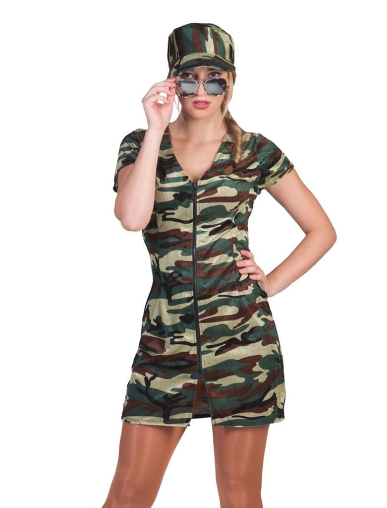 Sexy soldaten jurkje - e-Carnavalskleding