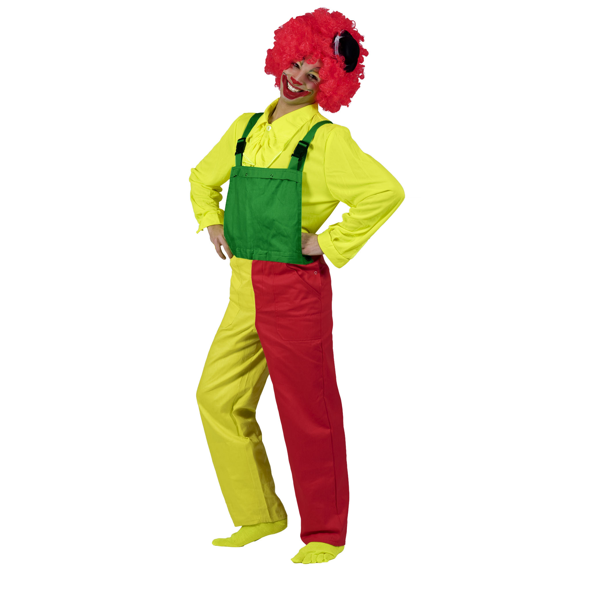 kleding Accumulatie Refrein Rood-groen-gele Limburgse carnavals overalls - e-Carnavalskleding