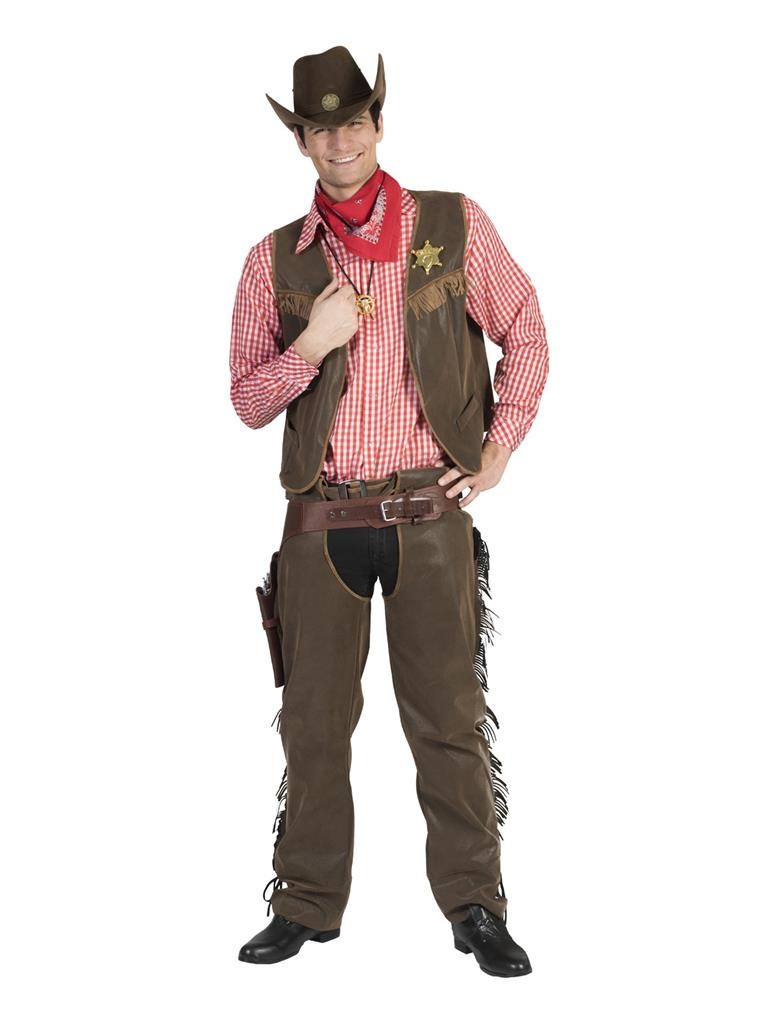 Verkleedpak cowboy man Wild West Wade Man 56-58 - Carnavalskleding