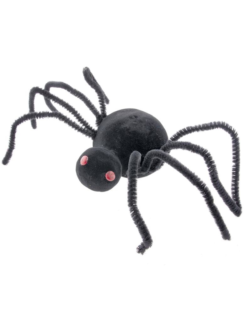 Grote zwarte nep spin voor Halloween