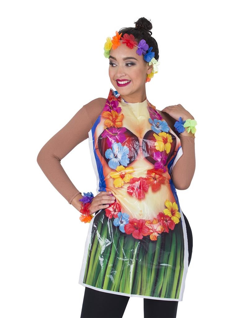 vacuüm Adelaide Crack pot Hawaii schort dame - e-Carnavalskleding