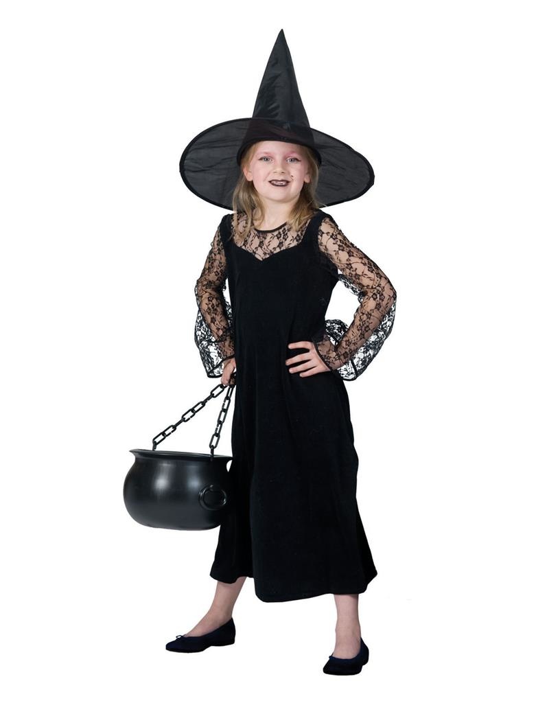 Kostuum Lacey potion witch | Maat 140 | Verkleedkleding | Carnavalskostuum
