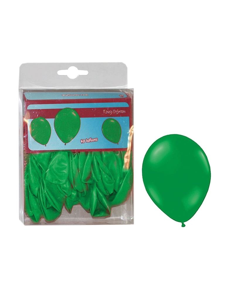 Mooie groene latex ballonnen 40st.