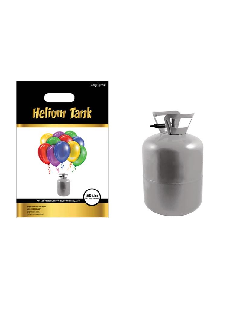 Helium tank voor 30 ballonnen - ook geschikt voor folie ballonnen - Helium ballonnen vullen - Heliumtanks