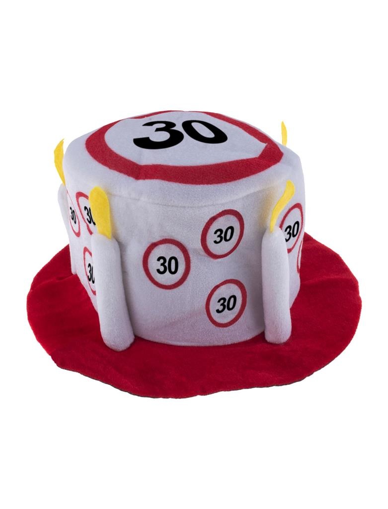 Leuke party hoed 30 jaar met verkeersborden