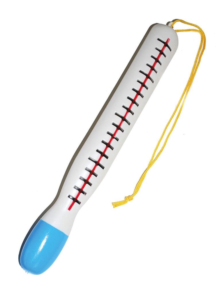 Thermometer carnaval verkleed artikel speelgoed 30 cm - Feestartikelen zuster/dokter