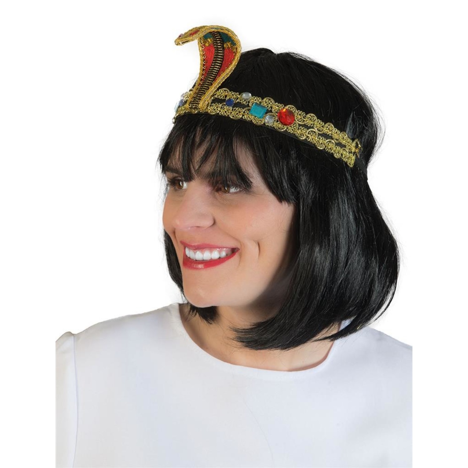 Mooie Cleopatra hoofdband nep stenen - e-Carnavalskleding