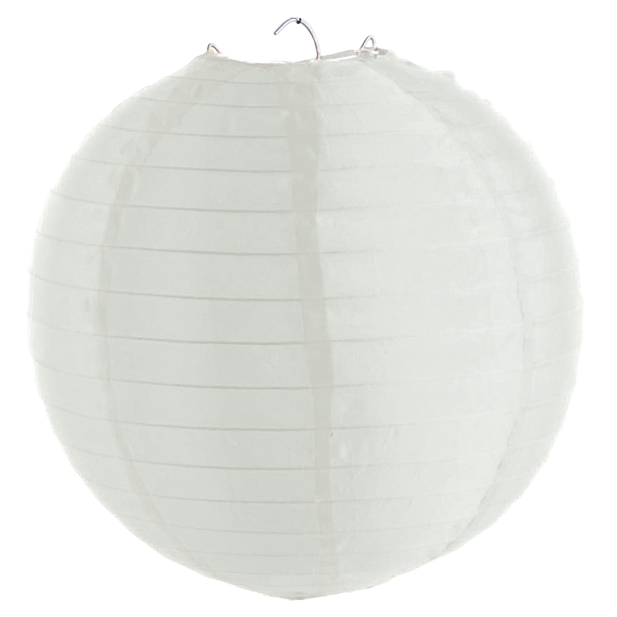 Mooie witte lampion nylon 30cm