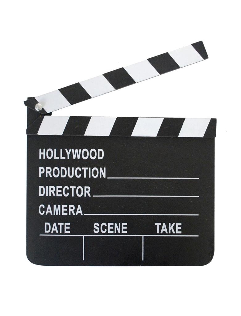 Hollywood Film Klapbord - 20x18cm - Film Clapper