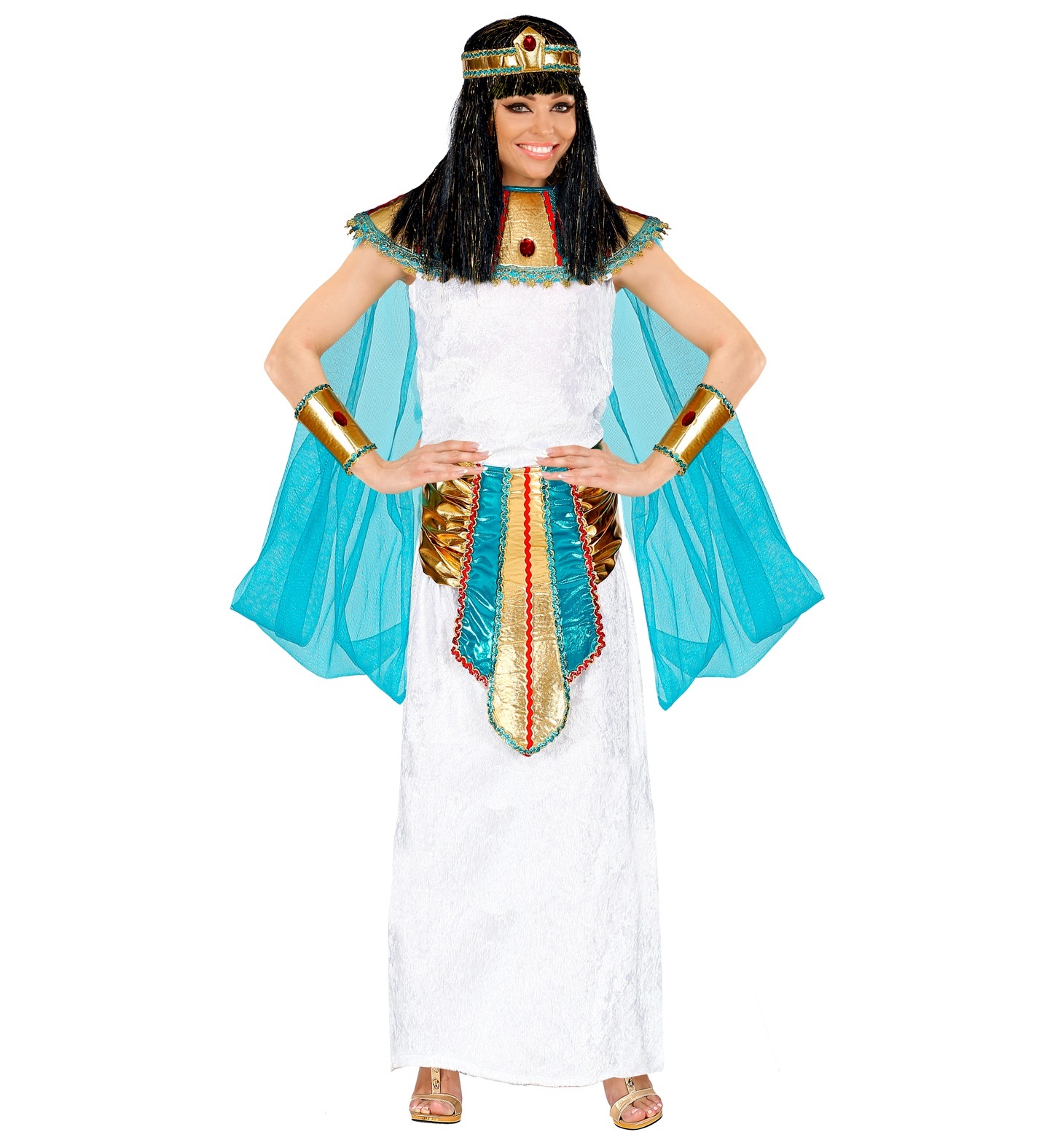 Mooie Egyptische Koningin  Nefertiti kostuum