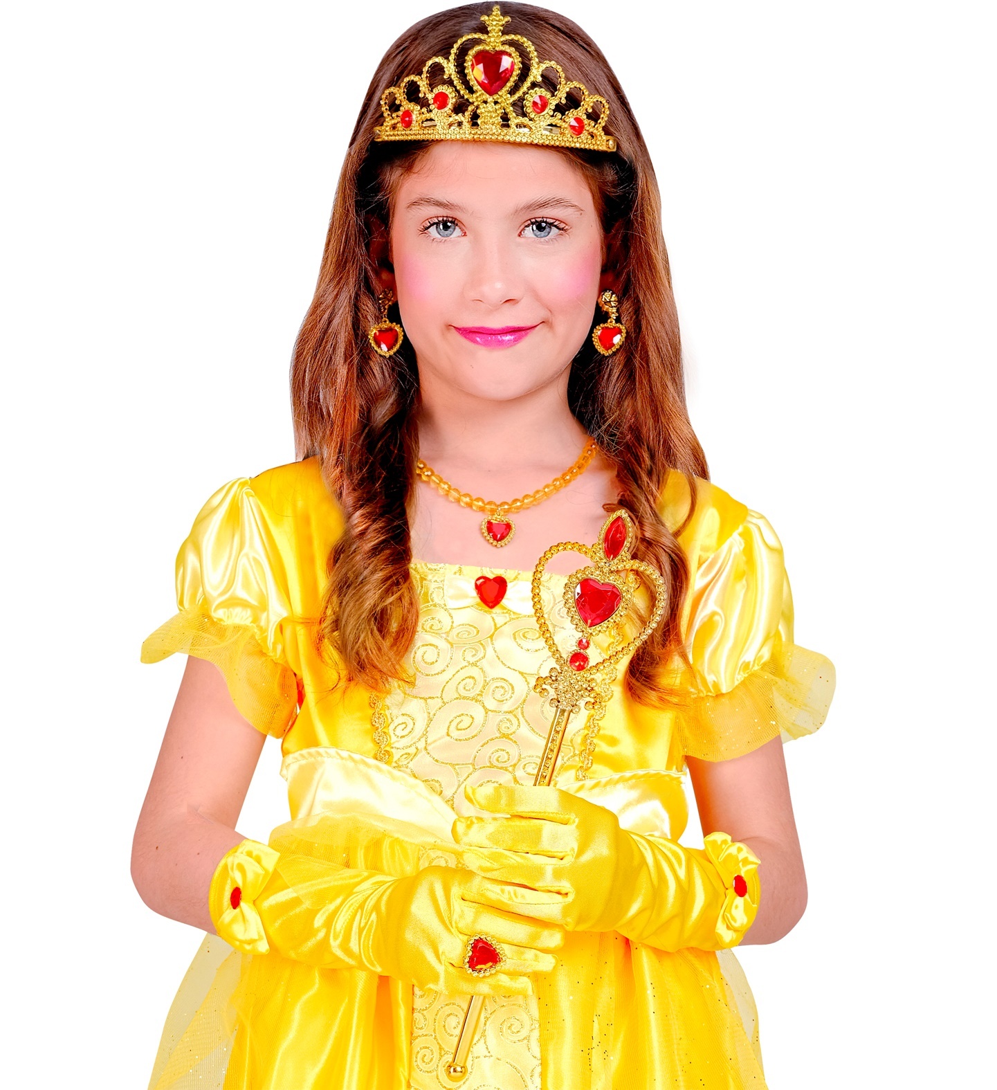 Prinses set Anna geel voor een koninklijk feest