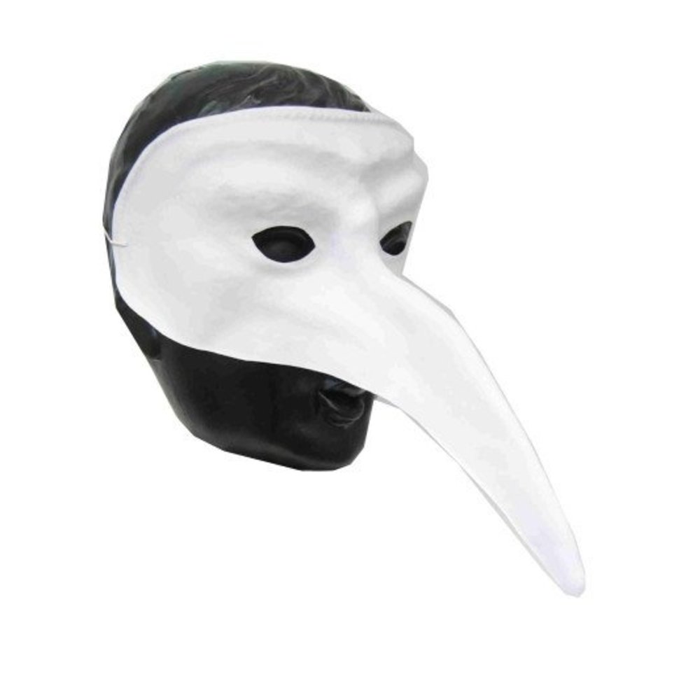 Wit Venetiaans masker met