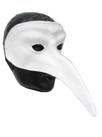 moeilijk Reparatie mogelijk Schande Wit Venetiaans masker met lange neus
