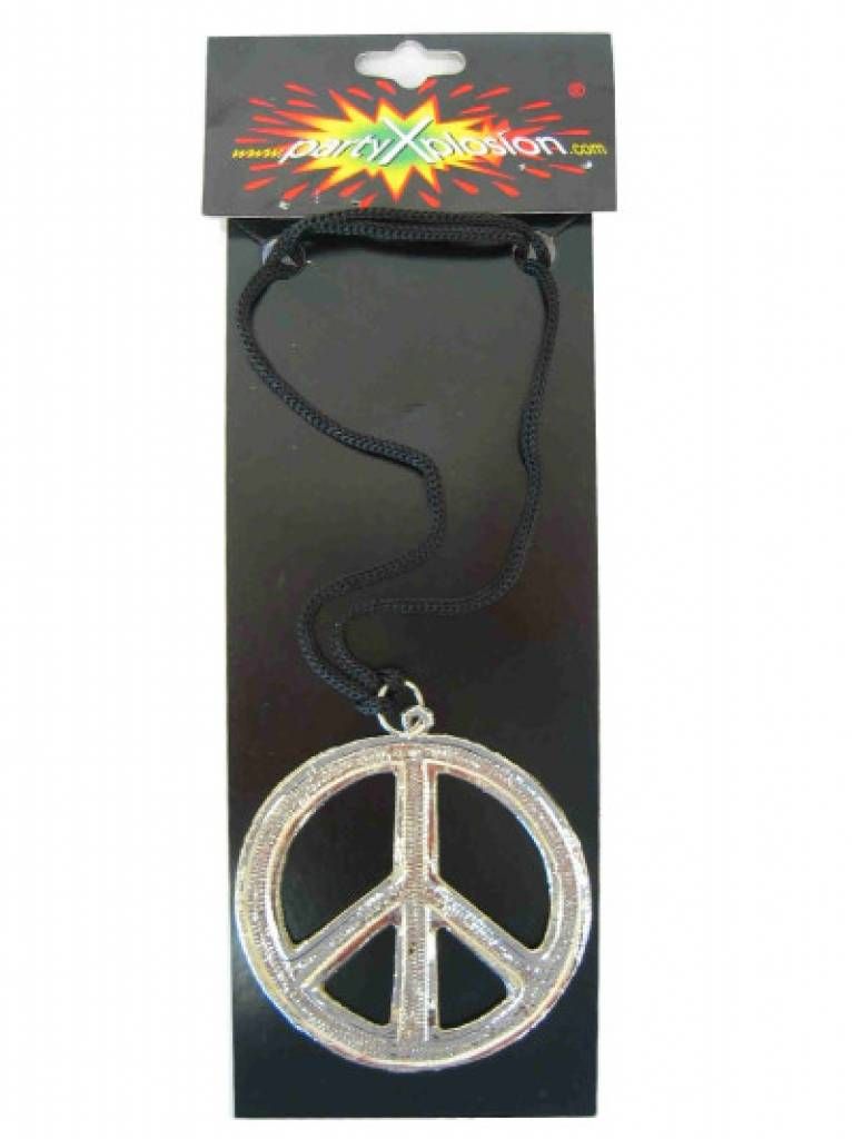 Carnavalsketting: peace hippy-ketting