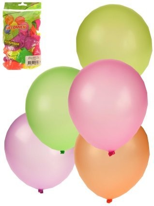 Ballonnen ca 50 stuks assorti kleuren neon