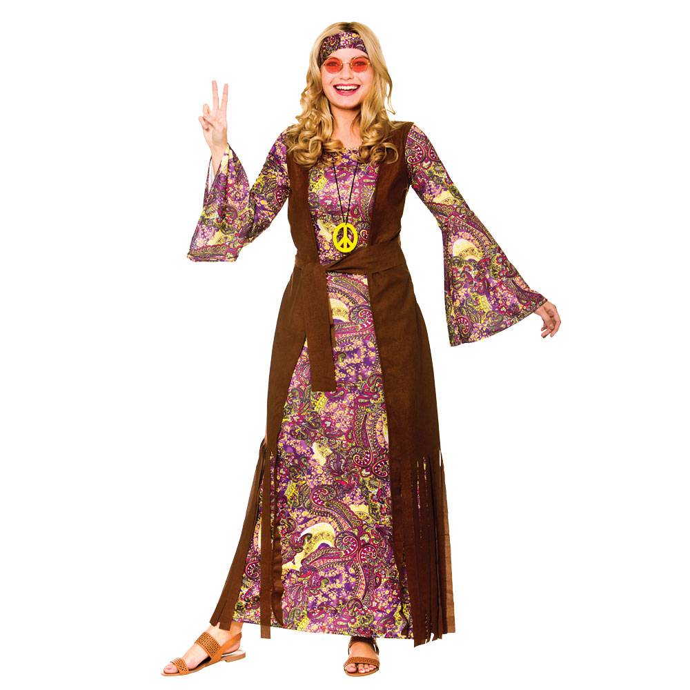 Kerkbank vingerafdruk opmerking Lange Hippie jurk Summer