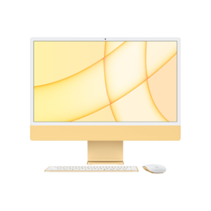 Apple iMac (24-inch, M3, 2023) | 512GB | Geel | Top