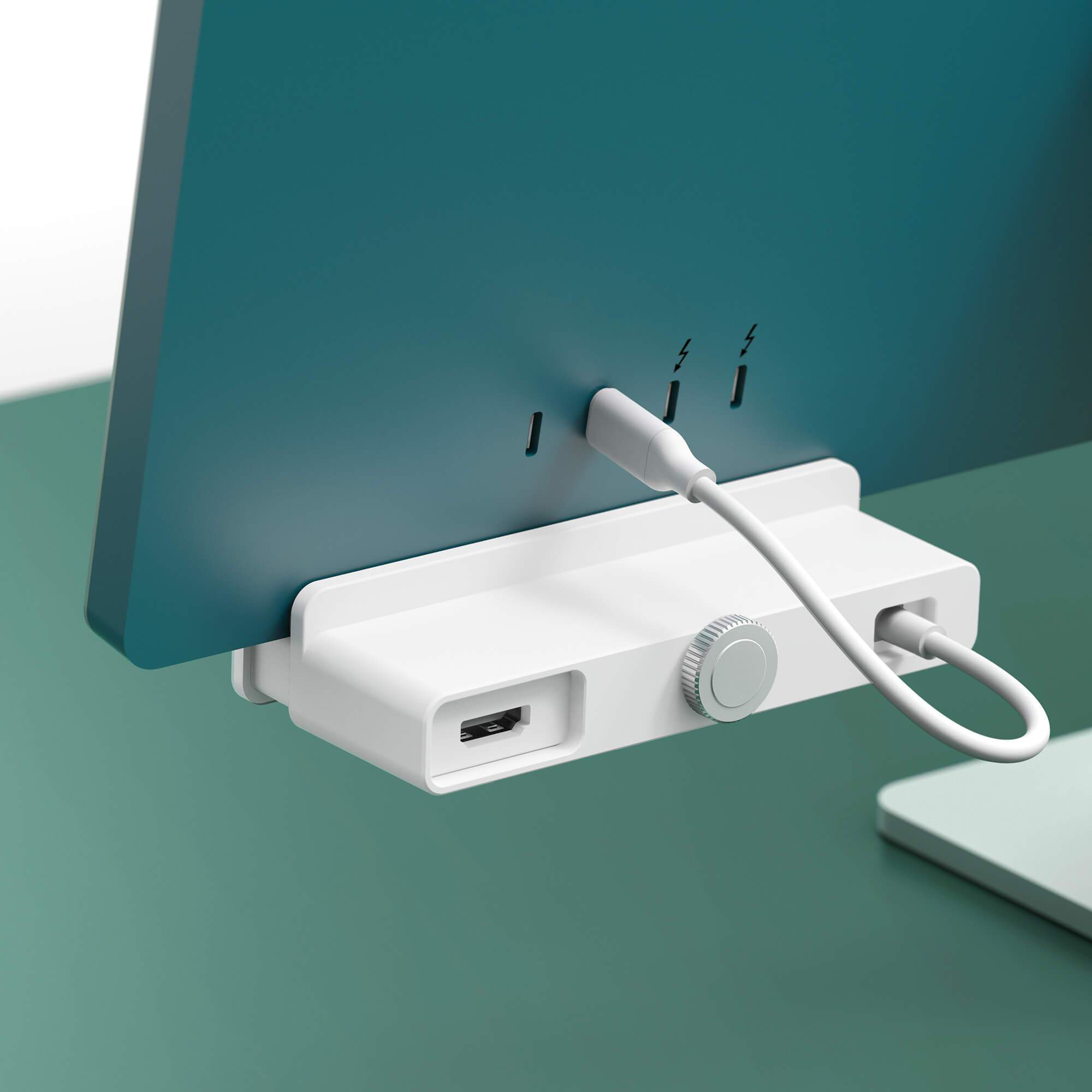 iMac 24-inch USB-C hub achterkant