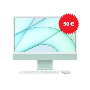 Apple iMac (24-inch, 2021) M1 | 8GB | 256GB | Groen | Midden | Refurbished