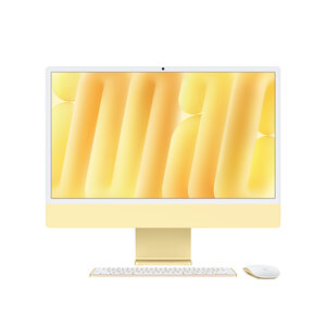 Apple iMac (24-inch, M4, 2024) 16GB | 512GB | Geel | Midden