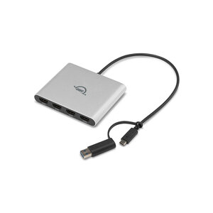 OWC USB-C Quad HDMI 4K Display Adapter met DisplayLink
