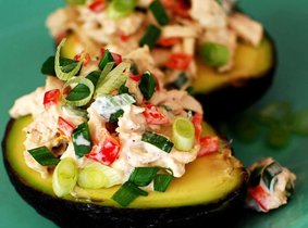 salade van avocado & tonijn