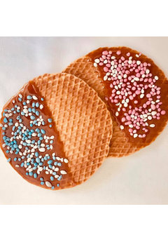 Opstroopwafel Geboorte-Opstroopwafel (15cm)